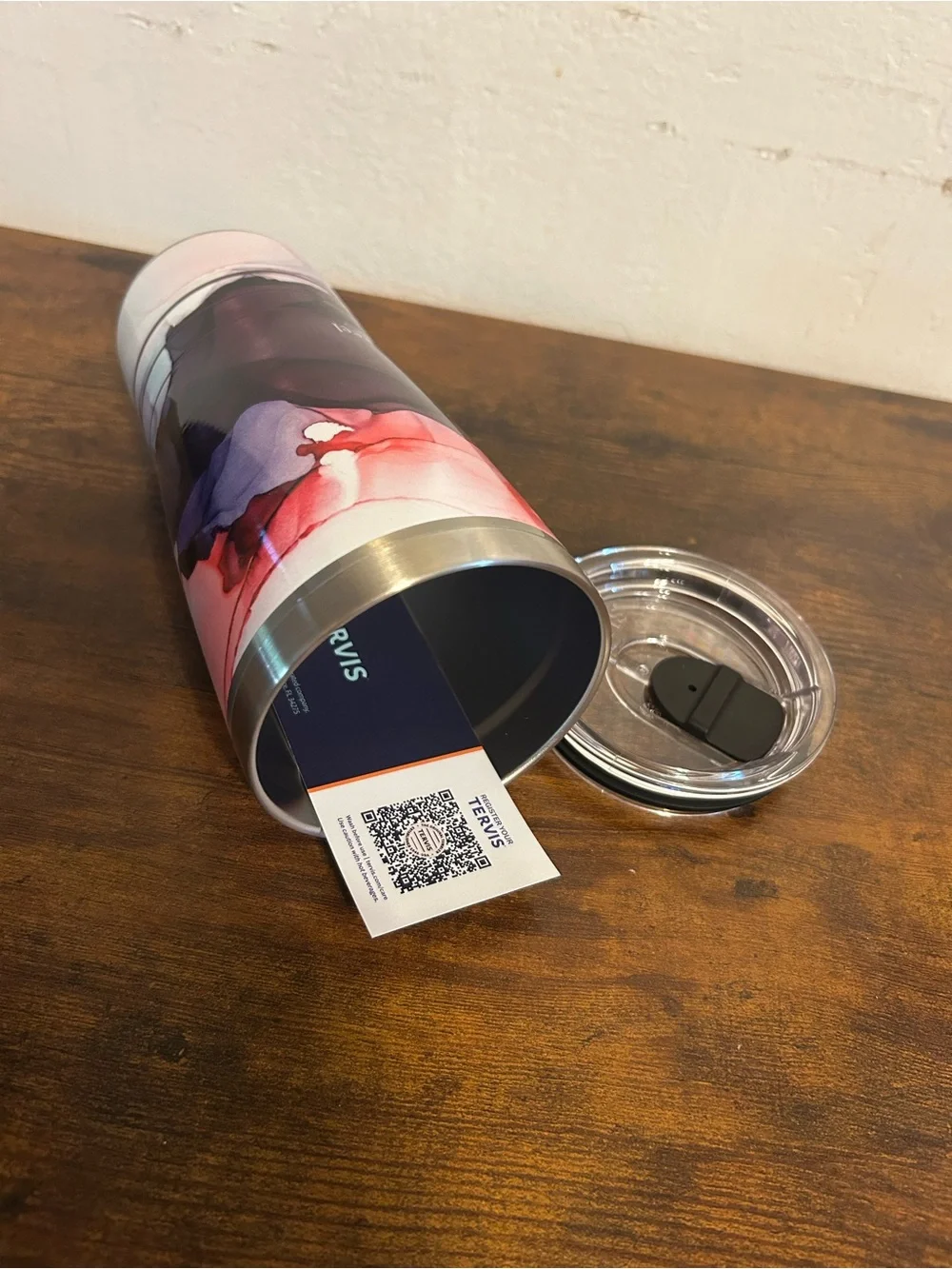 Tervis Inkreel Fluid Pink 20oz Stainless Steel Insulated Tumbler Ashley Mahlberg